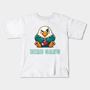 Philadelphia Eagles Bird Gang Cute Kawaii [Green] Kids T-Shirt